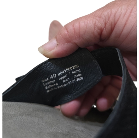 Dansko Sophie Black Glitter Leather Two Strap Platform Sandals 40 10-10.5 - Picture 12 of 13